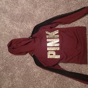 Burgundy hoodie